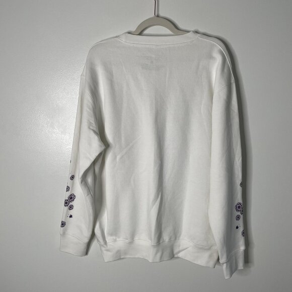 Taylor Swift Sweatshirt Womens Large White Speak Now Taylor's Version Crewneck - Picture 4 of 8